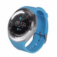 Y1 Smart watch android okosóra kék színben magyar nyelvű menüvel