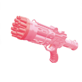Buborékfújó pisztoly 24 lyukú, Rózsaszín - MS-927