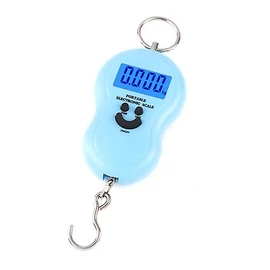 Digitális horgász-, poggyász mérleg 50 kg - Kék - MS-287