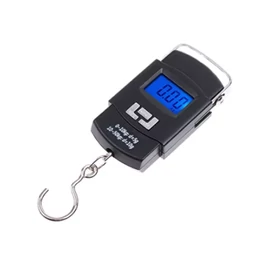 Akasztós digitális horgász-, poggyász mérleg 50 kg - MS-402