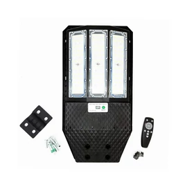  Led szolár utcai lámpa. - konzollal, távirányítóval, mozgásérzékelővel, 600W - Worthair KE23-391