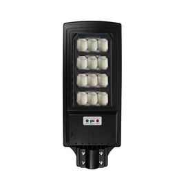 Napelemes utcai LED lámpa távirányítóval, mozgásérzékelővel  200W + tartókonzol - MS-815