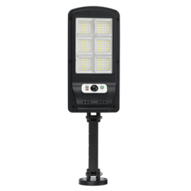 Napelemes SMD LED lámpa mozgásérzékelővel, fali tartókonzollal, 200W - MS-819