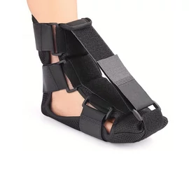 Állítható lábrögzítő talpmerevítő neoprén lábtehermentesítő - fekete