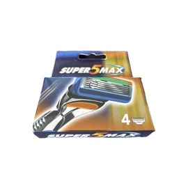 SUPER 5 pengés borotva betét, 4 db