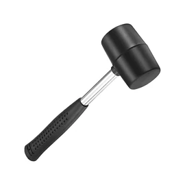 Gumi kalapács acél és gumi nyéllel,térkövezéshez, fémlemezhez, visszarúgás nélküli, 25 cm