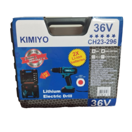 Kimiyo 36V akkus fúrógép 28 részes kiegészítő készlettel és 2 db akkumulátorral -  CH23-296