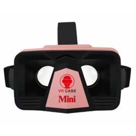 VR CASE Mini 3D szemüveg - 3D virtuális valóság videó szemüveg - pink