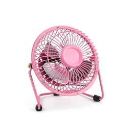 USB asztali mini ventilátor - pink színben