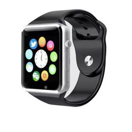SmartWatch A1 Okosóra, szilikon szíjjal, magyar nyelvű menüvel, szürke