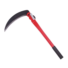 Összecsukható sarlós kasza ergonomikus fogantyúval 43 cm - piros/fekete