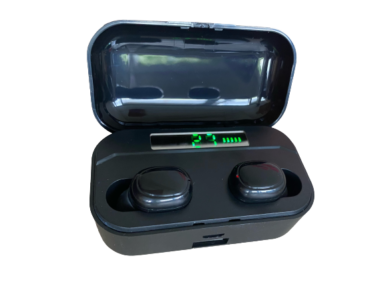 G6S-TWS fülhallgató, töltődobozzal és digitális kijelzővel