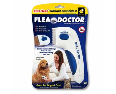 Elektromos bolhairtó fésű kutyák és macskák számára Fleadoctor
