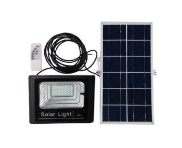 Solar Light 20W napelemes alkony kapcsolós LED lámpa, távirányítóval - 50 ledes - MS-783 