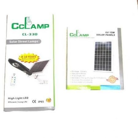 CClamp integrált napelemes LED reflektor távirányítóval - 30W