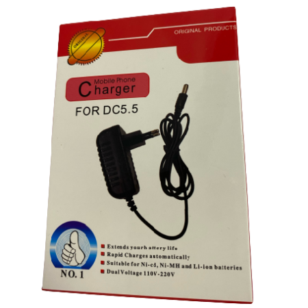 Charger hálózati adapter DC5.5 100-240V / 5V-2A