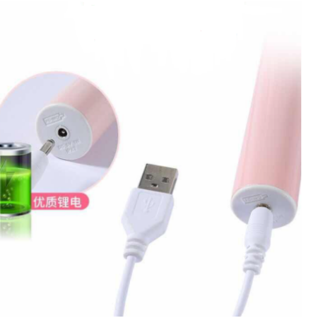 Akkumulátoros - Elektromos fogkefe + 3 fej - Rózsaszín színben