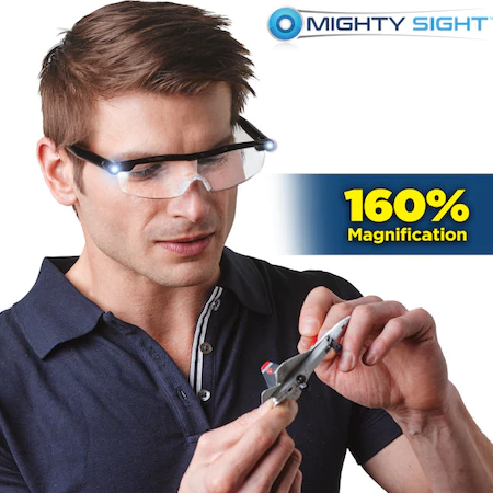 Mighty Sight LED-es nagyító szemüveg - MS-453