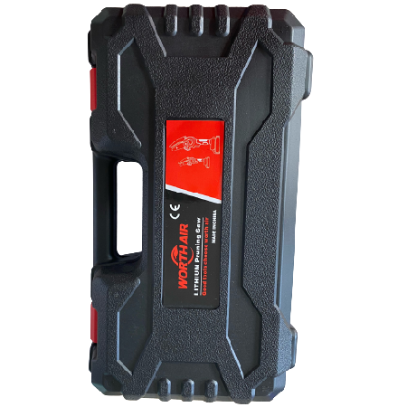 Akkumulátoros mini láncfűrész kofferben, kézvédővel - 6000 mAh - MS-430