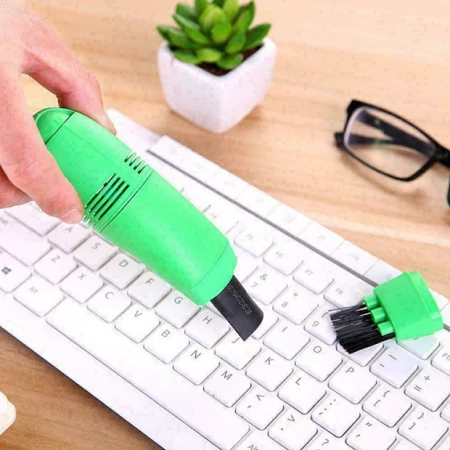 USB-s mini porszívó billentyűzethez ledes fénnyel - MS-423