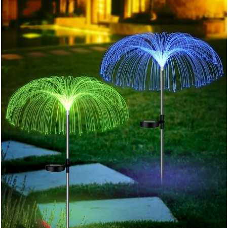 Napelemes kerti leszúrható dekor lámpa, 2 db - Medúza - MS-1014