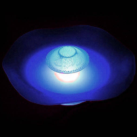 Párásító állólámpa, ledes - Kék színben - MS-314
