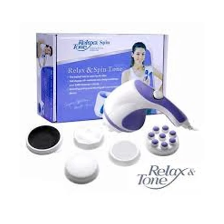 Relax Spin Tone zsírégető és bőrfezesítő masszírozó - RK-001. - 5 masszázsfejjel, 25 w teljesítménnyel