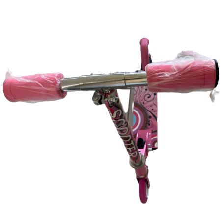 Összecsukható gyermek roller, pink színben - MS-197
