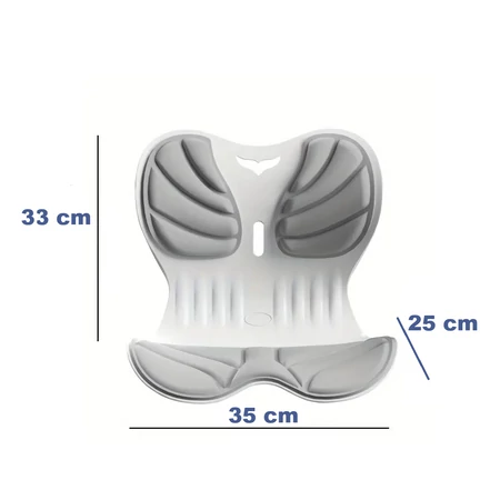 Ergonomikus deréktámasztó párna gyerekeknek - fekete/fehér