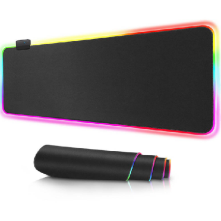Egérpad RGB LED világítással, USB-vel - MS-249