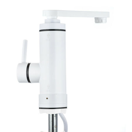 Fehér átfolyós digitális vízmelegítő csaptelep RX-007-6