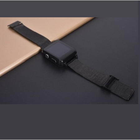 Smart Watch X6D fém szíjas SIM kártyás okosóra - Fekete színben