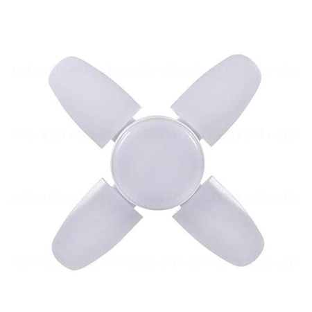 Ventilátor formájú energiatakarékos izzó négy tagú, 60W E27 foglalat - MS-776