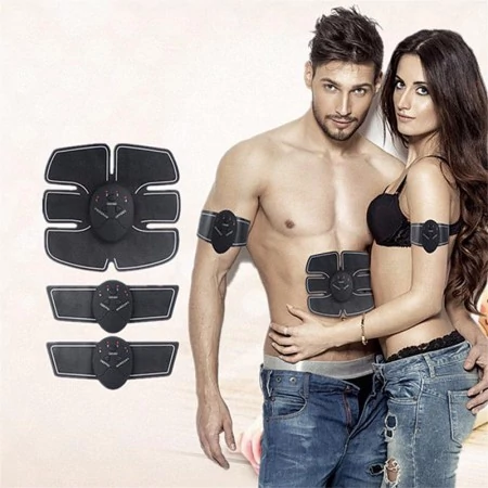 Izomstimulációs bicepsz és kockahas edző készlet
