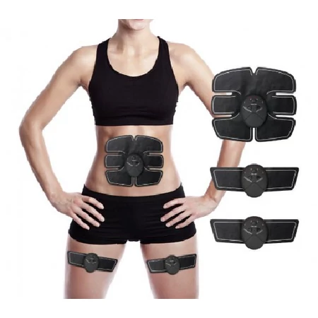 Izomstimulációs bicepsz és kockahas edző készlet
