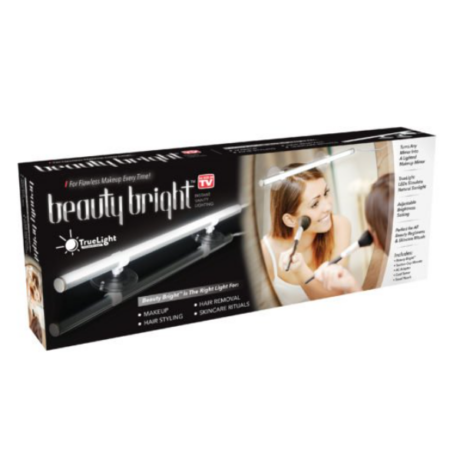 Beauty Bright tükörre rögzíthető LED-es kozmetikai lámpa