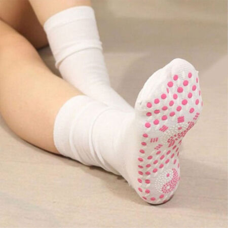 Önmelegítő zokni, egy pár - Fehér - MS-987