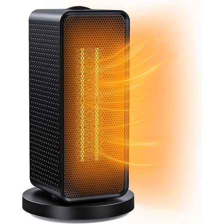 Hordozható elektromos hősugárzó ventilátorral 1200 W - PTC-1500P1- MS-099