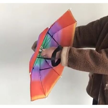Esernyő - Napernyő kalap - Szivárvány színben