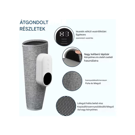 Vezeték nélküli intelligens kompressziós vádli-/lábmasszírozó - KPFLEG01