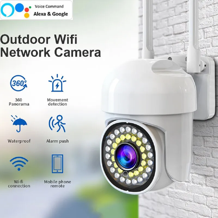Wifi IP kamera - kül és beltéri. Éjszakai látás mód. 1080P